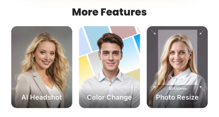 SnapID professional headshot background options